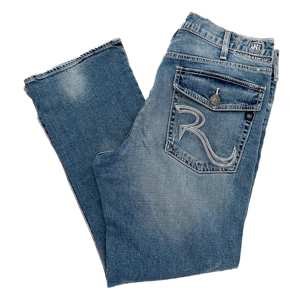 Rock & Republic Henlee Men’s Boot Cut Jean - Picture 2 of 5
